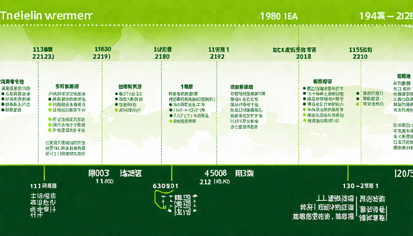 現代台灣精品茶發展時間軸,展示比賽茶制度建立、高山茶崛起、台茶18號育成等重要里程碑